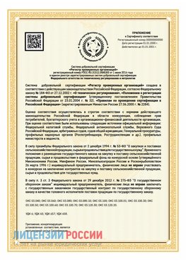 Приложение к сертификату для ИП Углич Сертификат СТО 03.080.02033720.1-2020